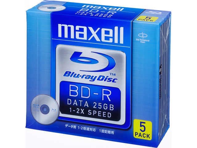 BDR25P.1P5S (BD-R 2�{�� 5���g) �̐��i�摜