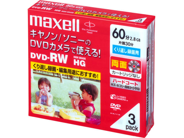 DRW60HG.1P3S A (DVD-RW 2�{�� 3���g) �̐��i�摜