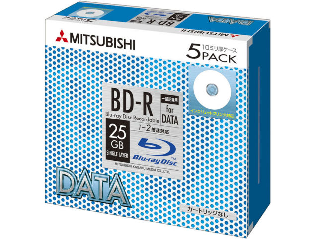 DBR25NP5 (BD-R 2�{�� 5���g) �̐��i�摜