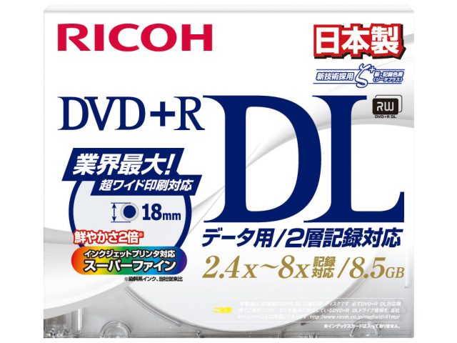 D8RDD-WW1CW-J (DVD+R DL 8�{�� 1��) �̐��i�摜