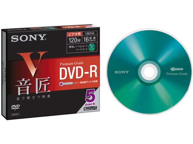 Premium Grade ���� 5DMR12HMSH (DVD-R 16�{�� 5���g) �̐��i�摜