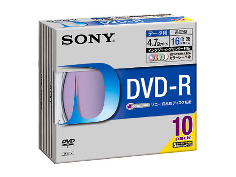10DMR47HPXH (DVD-R 16�{�� 10���g) �̐��i�摜