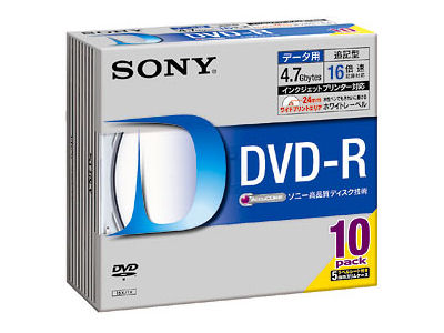 10DMR47HPSH (DVD-R 16�{�� 10���g) �̐��i�摜