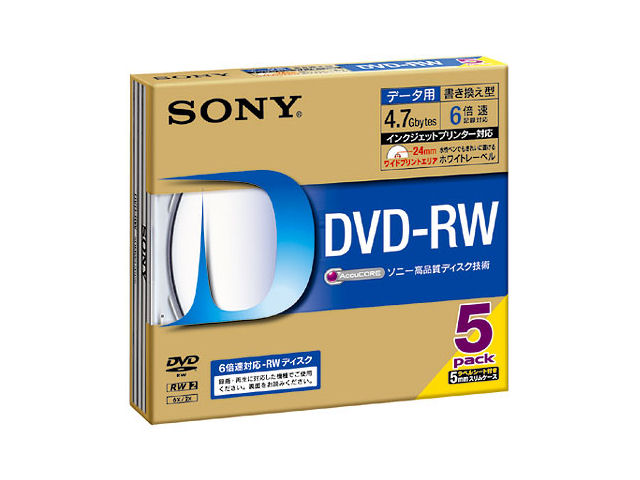 5DMW47HPS6 (DVD-RW 6�{�� 5���g) �̐��i�摜