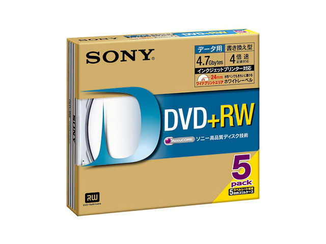 5DPW47HPS (DVD+RW 4�{�� 5���g) �̐��i�摜