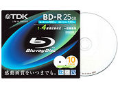 BRV25PWB10S (BD-R 4�{�� 10���g) �̐��i�摜
