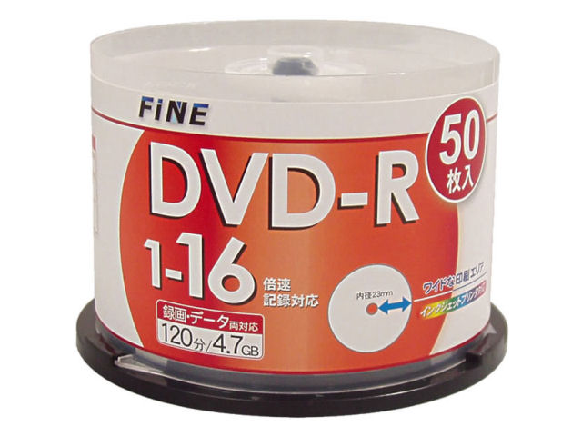 FIDVR47-16X50PW (DVD-R 16�{�� 50���g) �̐��i�摜