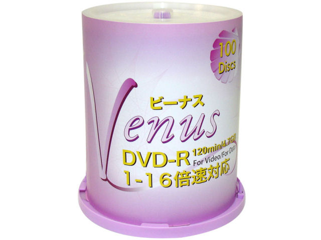 DRV47-16X100PW (DVD-R 16�{�� 100���g) �̐��i�摜
