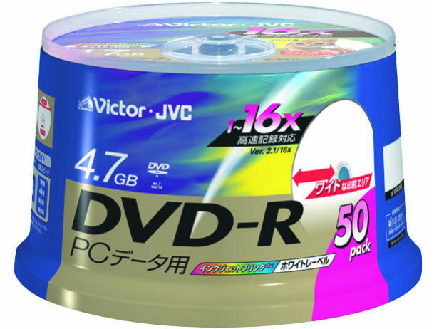 VD-R47SPL50 (DVD-R 16�{�� 50���g) �̐��i�摜