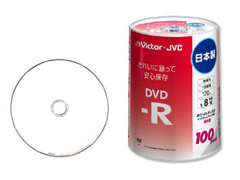 VD-R12QR100 (DVD-R 16�{�� 100���g) �̐��i�摜