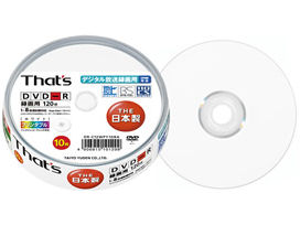 DR-C12WPY10BA (DVD-R 8�{�� 10���g) �̐��i�摜