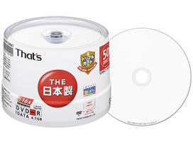 DR-47WWY50BNT (DVD-R 16�{�� 50���g) �̐��i�摜