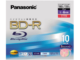 LM-BR25MAS10 (BD-R 6�{�� 10���g) �̐��i�摜