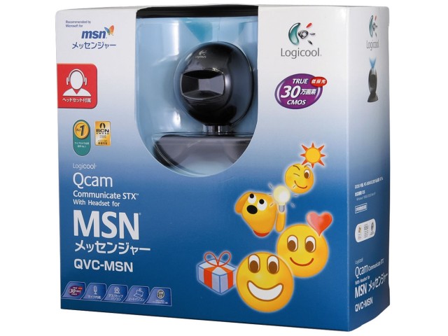 Qcam Communicate STX with Headset for MSN Messenger (QVC-MSN) �̐��i�摜