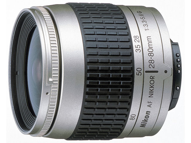 AF Zoom Nikkor 28-80mm F3.3-5.6G (�V���o�[) �̐��i�摜