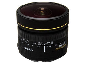 8mm F3.5 EX DG CIRCULAR FISHEYE (���ϗp) �̐��i�摜
