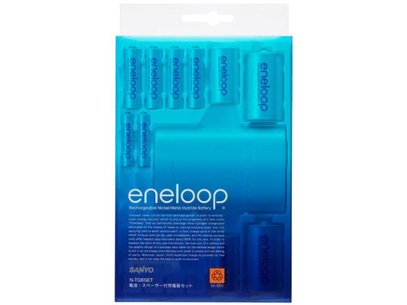 eneloop(�G�l���[�v)�d�r�E�X�y�[�T�[�t�[�d��Z�b�g N-TG6SET �̐��i�摜