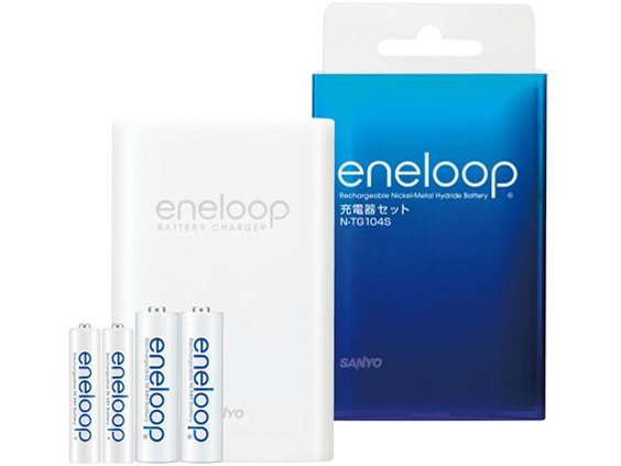eneloop(�G�l���[�v)�P3�`�E�P4�`���p�[�d��Z�b�g N-TG104S �̐��i�摜