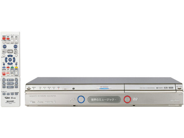 シャープ HDD DVDレコーダー DV-ARW12 - 映像機器