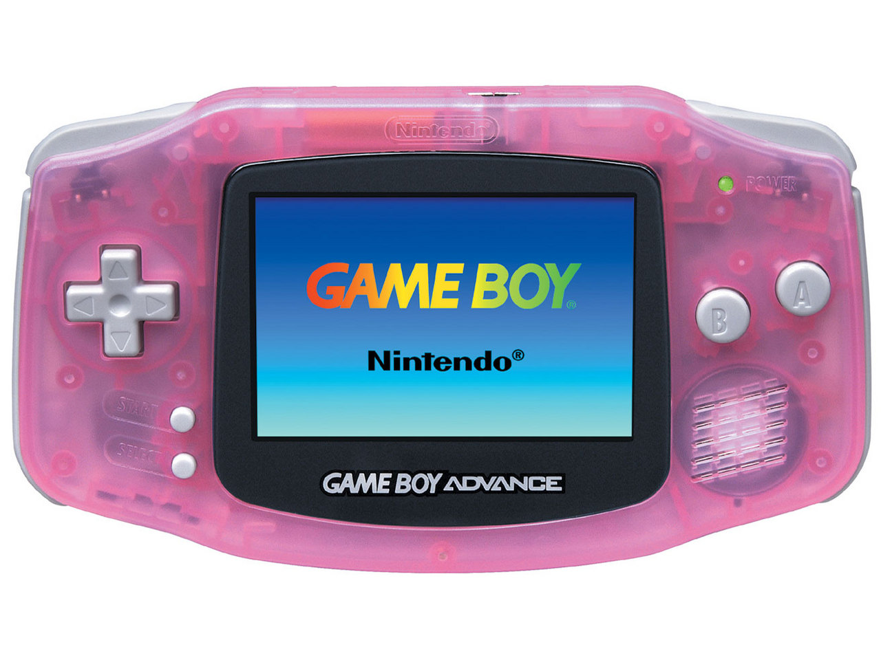 ゲームボーイアドバンス クリアピンク GBA 任天堂 豪華で新しい 