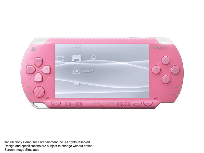 PSP �v���C�X�e�[�V�����E�|�[�^�u�� �s���N PSP-1000 PK