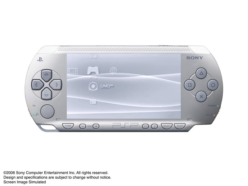 PSP �v���C�X�e�[�V�����E�|�[�^�u�� �V���o�[ PSP-1000 SV