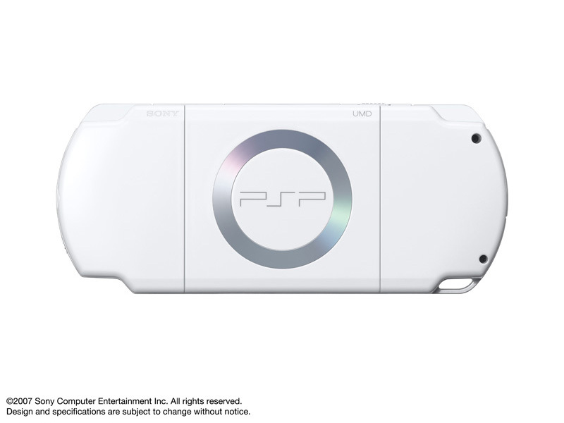 PSP �v���C�X�e�[�V�����E�|�[�^�u�� �Z���~�b�N�E�z���C�g PSP-2000 CW