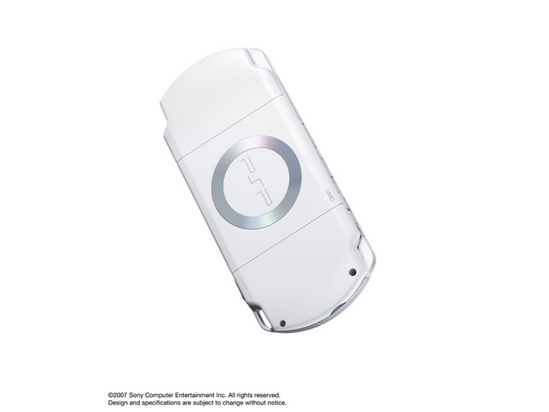『本体 背面 斜め』 PSP プレイステーション・ポータブル セラミック・ホワイト PSP-2000 CW の製品画像