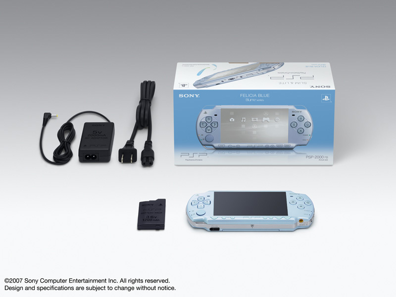 PSP �v���C�X�e�[�V�����E�|�[�^�u�� �t�F���V�A�E�u���[ PSP-2000 FB