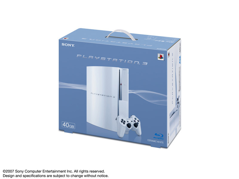 �v���C�X�e�[�V����3 HDD 40GB �Z���~�b�N�E�z���C�g(CECHH00 CW)