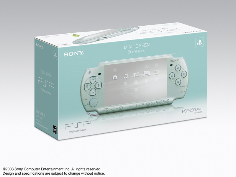 PSP �v���C�X�e�[�V�����E�|�[�^�u�� �~���g�E�O���[�� PSP-2000 MG