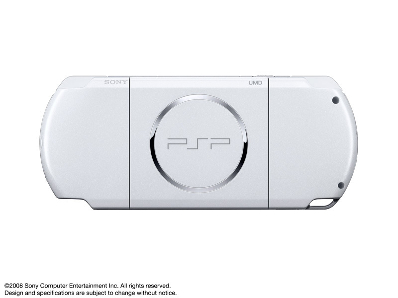 PSP �v���C�X�e�[�V�����E�|�[�^�u�� �p�[���E�z���C�g PSP-3000 PW