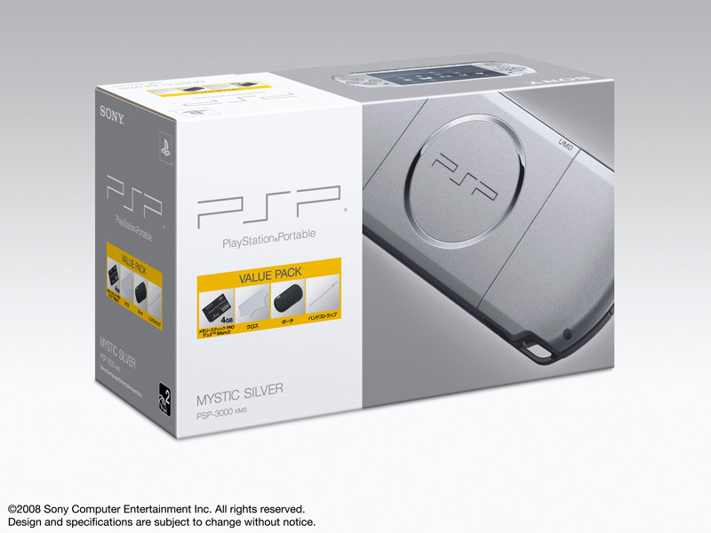 PSP �v���C�X�e�[�V�����E�|�[�^�u�� �o�����[�p�b�N �~�X�e�B�b�N�E�V���o�[ PSP-3000 KMS