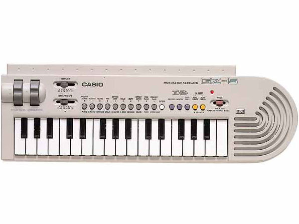 MIDI���͗p�L�[�{�[�h GZ-5 �̐��i�摜