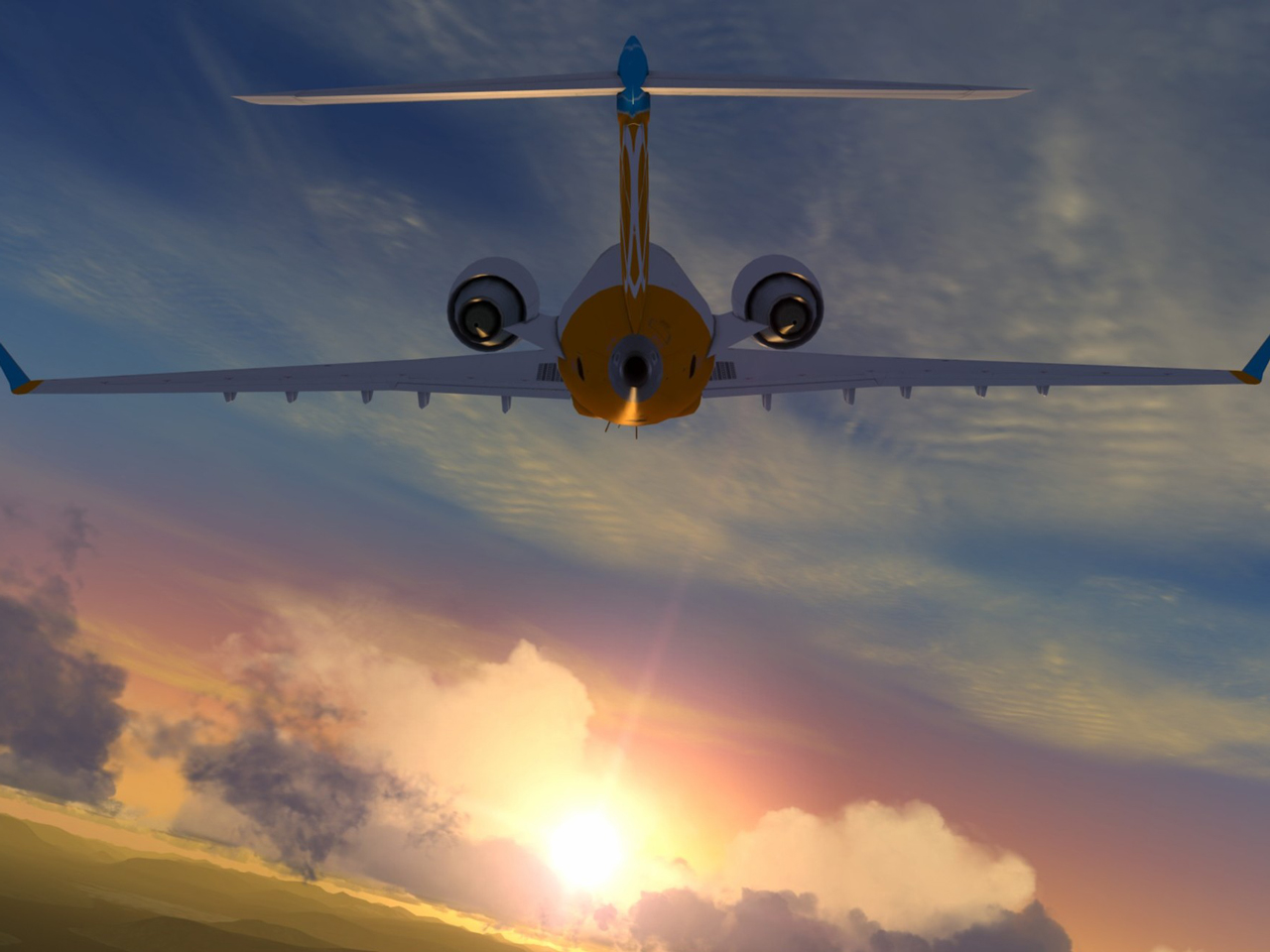 �}�C�N���\�t�g �t���C�g �V�~�����[�^ X