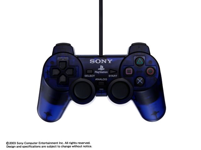 �A�i���O�R���g���[��(DUALSHOCK 2) �~�b�h�i�C�g�E�u���[ SCPH-10010MB �̐��i�摜