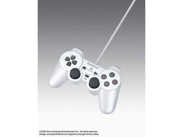 �A�i���O�R���g���[��(DUALSHOCK 2) �p�[���E�z���C�g SCPH-10010PW �̐��i�摜