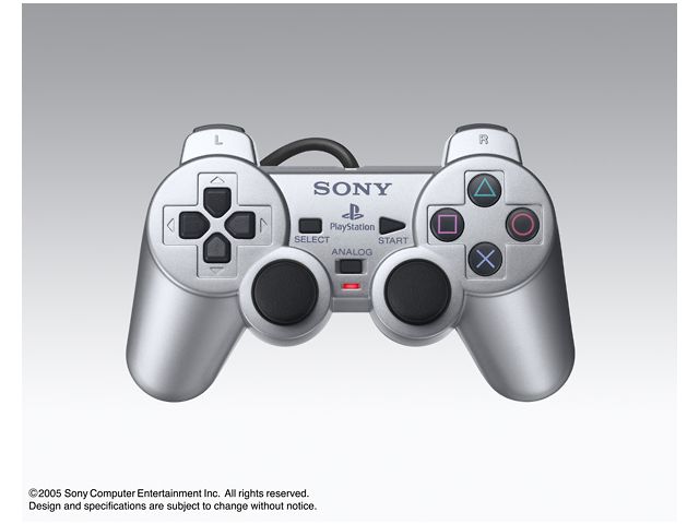 �A�i���O�R���g���[��(DUALSHOCK 2) �T�e���E�V���o�[ SCPH-10010SS �̐��i�摜