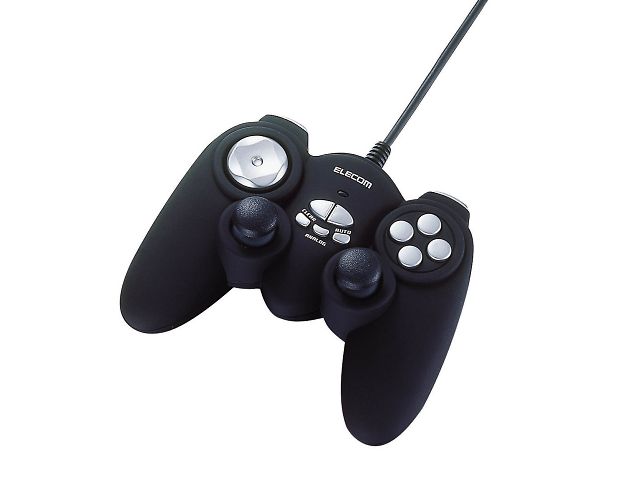 JC-U912FBK �u���b�N (12�{�^�� USB�Q�[���p�b�h) �̐��i�摜