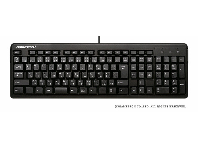 価格 Com シンプルusbフルキーボード ブラック Ya0808 の製品画像
