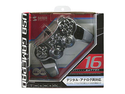 JY-P62UBK �u���b�N (16�{�^�� USB�Q�[���p�b�h)