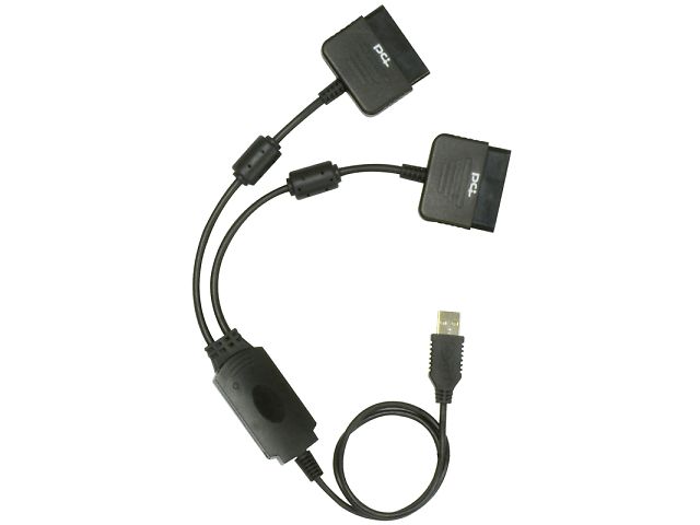 �Q�[�������NX �Q�[���p�b�h�R���o�[�^ 2�|�[�g PSX-CV02 �̐��i�摜