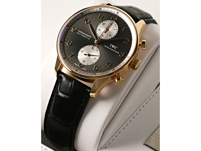 IWC IW371433 ポルトギーゼ オートマティック クロノグラフ 自動巻き（グレー）