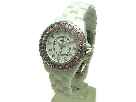 H2010 J12 ���f�B�[�X �N�H�[�c �Z���~�b�N �s���N�T�t�@�C�A�x�[���i�z���C�g�j �̐��i�摜