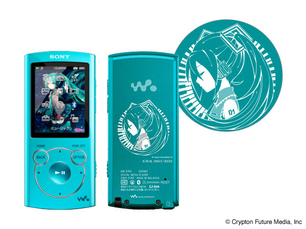 NW-S764/MIKU �����~�N���a5���N�L�O���f�� [8GB] �̐��i�摜