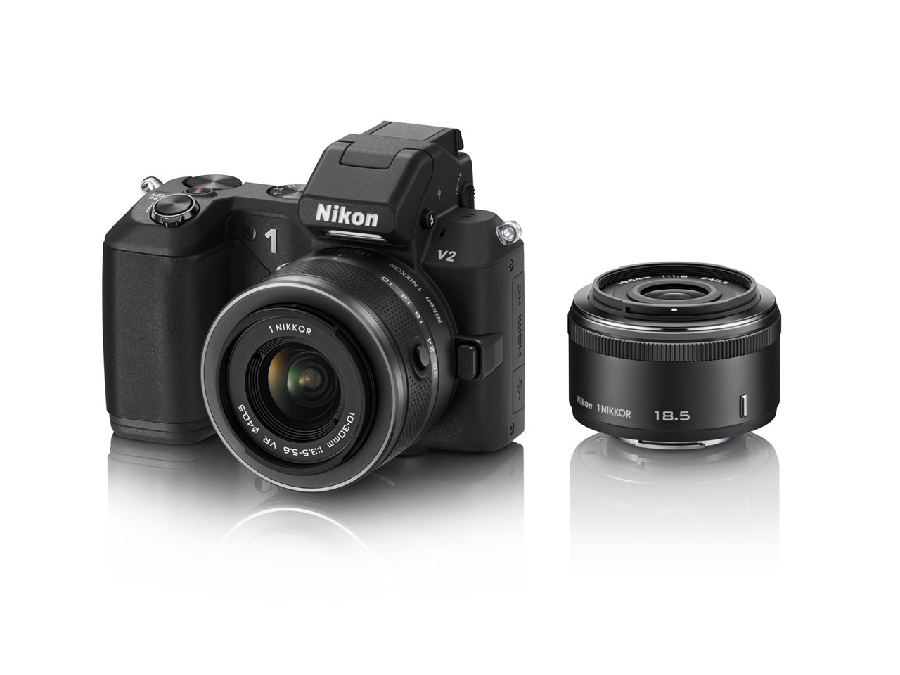 Nikon 1 V1 ミラーレス一眼 ダブルズームキット ニコン Nikon 1 V1 ダブルズームキット [ブラック] 価格比較