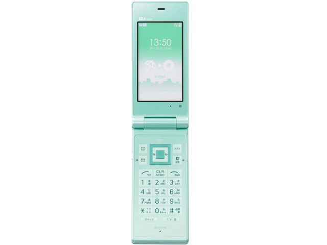 激安販売新品未使用 au 携帯電話 京セラ(K007)フラワーペタル 携帯電話本体