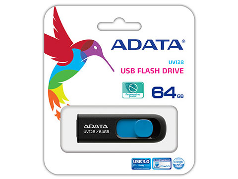 DashDrive UV128 AUV128-64G-R [64GB] �̐��i�摜