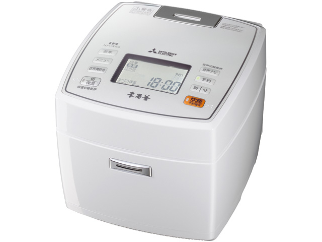 三菱  IHジャー炊飯器 NJ-VW105-W 本炭釜 2014年製【P699】 三菱電機 本炭釜 NJ-VW105 価格比較 - 価格.com