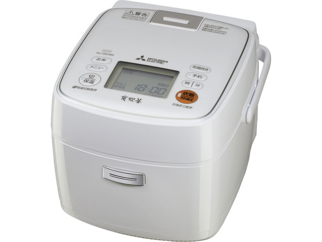 三菱電機 備長炭 炭炊釜 NJ-SE065-W [ピュアホワイト] 価格比較 - 価格.com